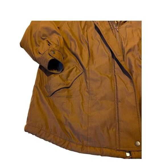 Bromley Sport Brown Thermoloft Women's Isulated Jacket Coat Size Large L VTG - Picture 4 of 7